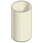 Alumina Crucible - Cylindrical